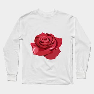 Rose print Long Sleeve T-Shirt